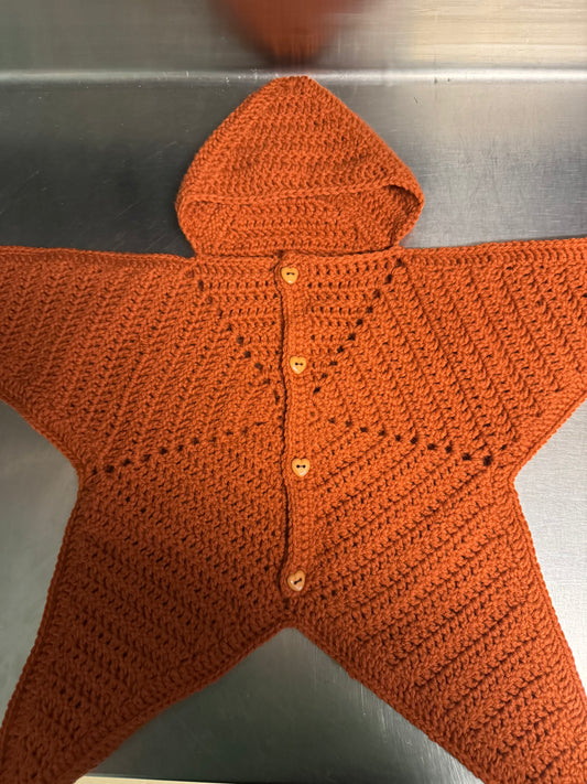 Starfish 0-3 Month Onesie