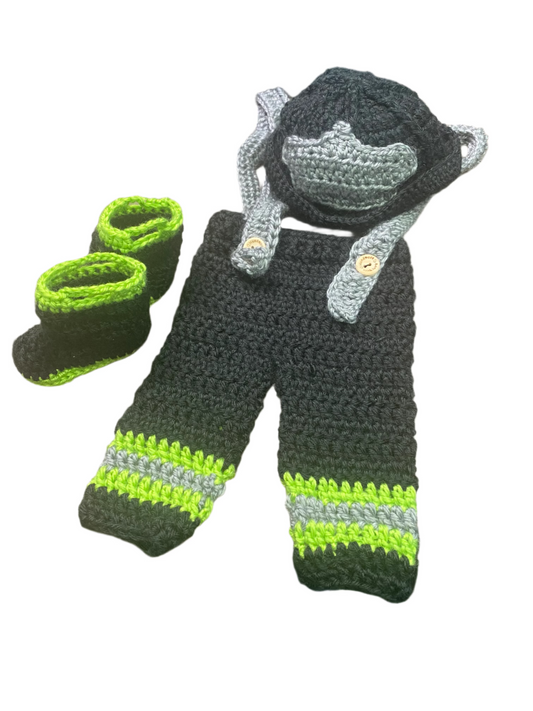 Firefighter Newborn Outfit